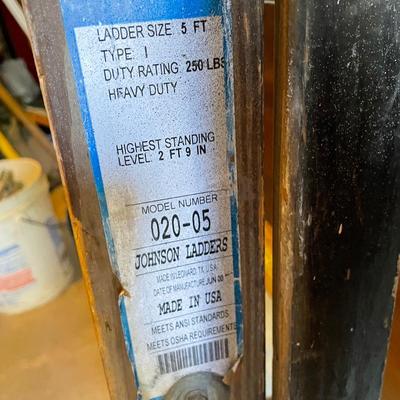 Two Wooden Step Ladders. Good Condition!