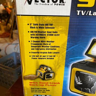 ToughBrite Storm Tracker TV, AM, FM, Weather Alert Radio. New In Box!