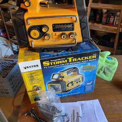 ToughBrite Storm Tracker TV, AM, FM, Weather Alert Radio. New In Box!