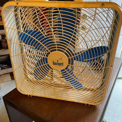 Rain Guard 20 Inch Box Fan. Good Condition!