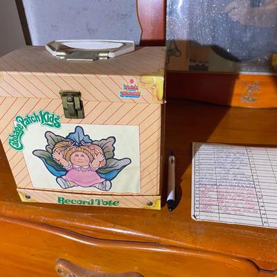 Old Records 45's in Cabbage Patch Case. Good Condition!
