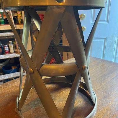 Antique Brass Stool. Good Condition!