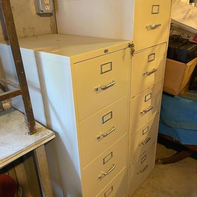Two Metal Filing Cabinets. Good Condition!