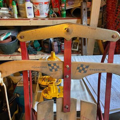 Pair of Vintage American Racer Sleds. Great Condition.
