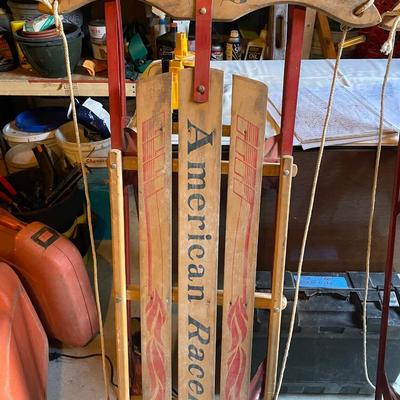 Pair of Vintage American Racer Sleds. Great Condition.