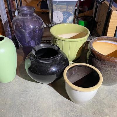 Vintage Pot and Vase Lot 6pcs. Good Condition!