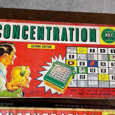 Vintage Board Game Lot 5 pcs. Good Condition!