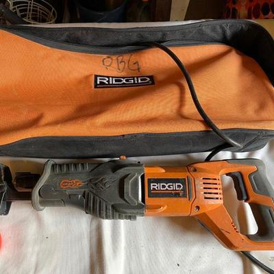 Rigid Fuego R3002 SawZall with Bag. Good Condition!