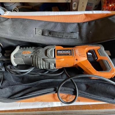 Rigid Fuego R3002 SawZall with Bag. Good Condition!