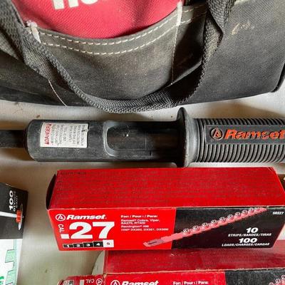 Ramset Single Shot .27 caliber Fastener Tool. Good Condition.