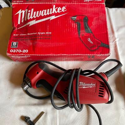 Milwaukee 3/8" Close Quarter Angle Drill. Great Condition!