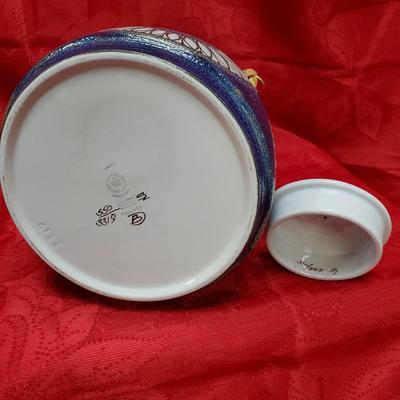 Royal Copenhagen Teapot and Plate - Annette