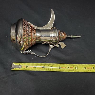 Al Jaber vintage ornate Brass Teapot