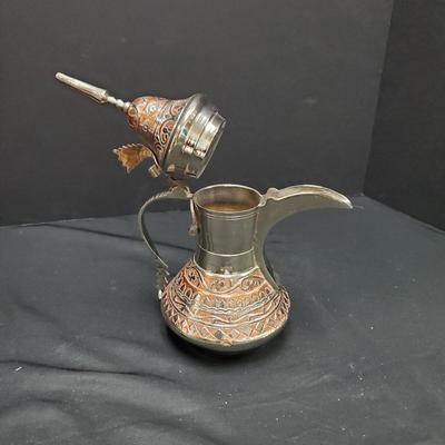 Al Jaber vintage ornate Brass Teapot
