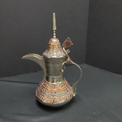 Al Jaber vintage ornate Brass Teapot