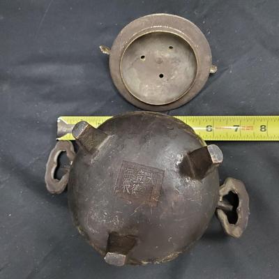 Chinese Brown Dragon Incense Burner
