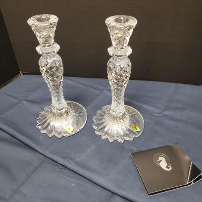 Waterford Sea Jewel Candlesticks