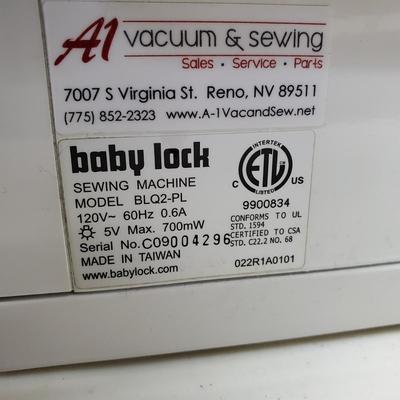 Baby Lock Quest Plus Quilters Machine