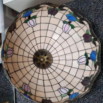 Large Stained Glass Lamp Shade