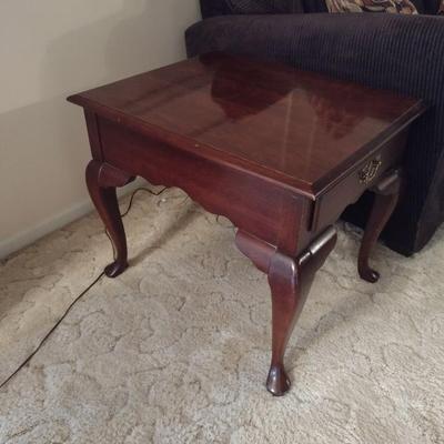 Wooden Side Table with Drawer- Choice A