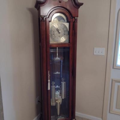 Wood Cased Grandfather Clock by Howard Miller