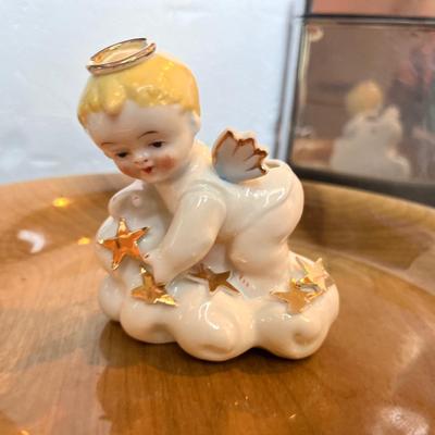 Vintage angel baby figurine