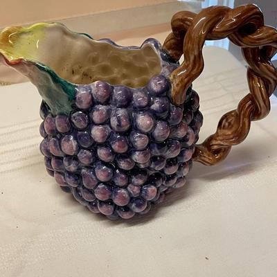 1988 Fitz and Floyd Grape Pitcher