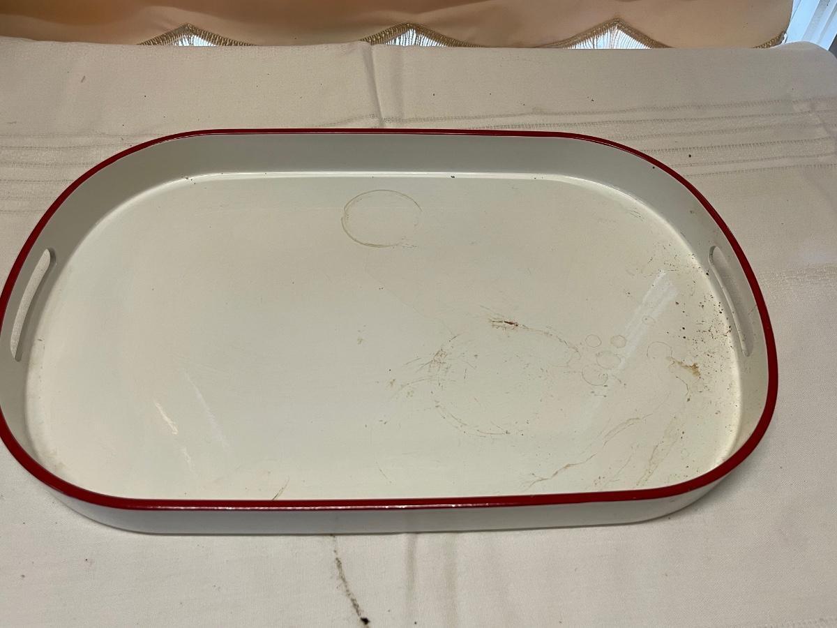Vintage Enamelware Tray
