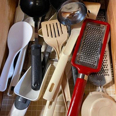 Large Lot of Serving Utensils