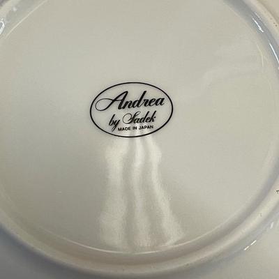 Andrea by Sadek Fine Porcelain 3 Piece Party Server