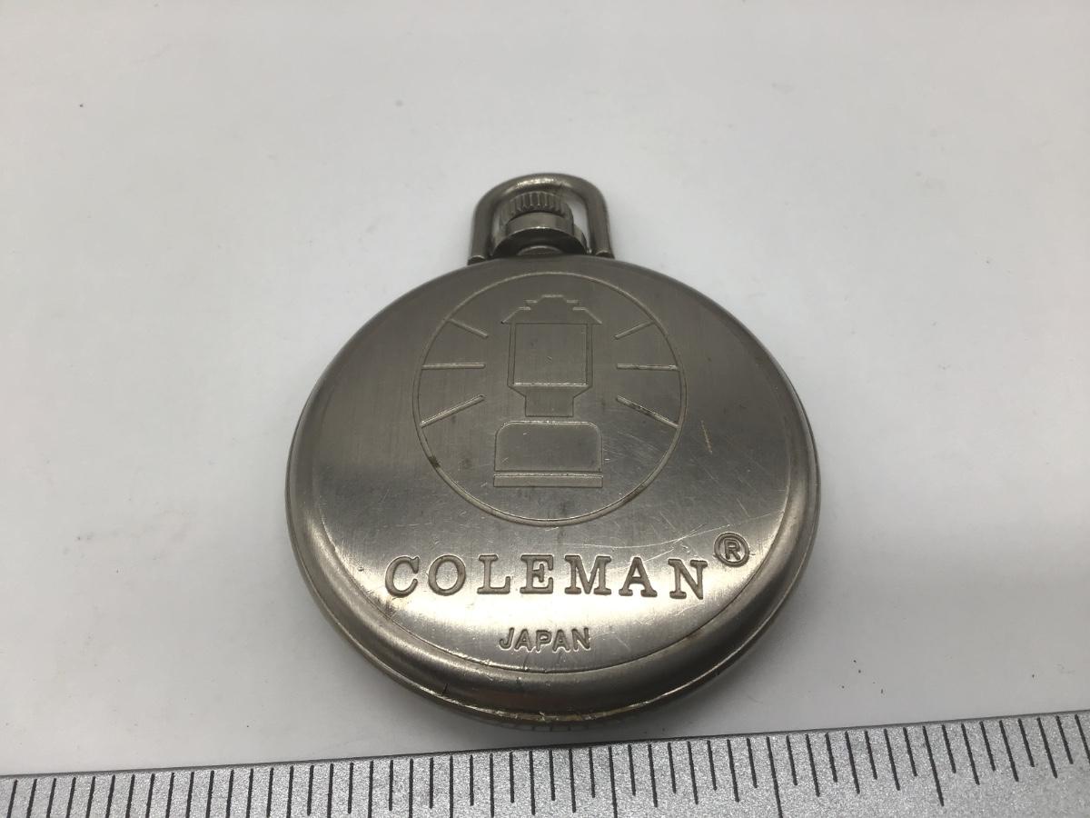 Coleman Pocket Watch With Coleman Lantern Logo on Case, Japan Movement
