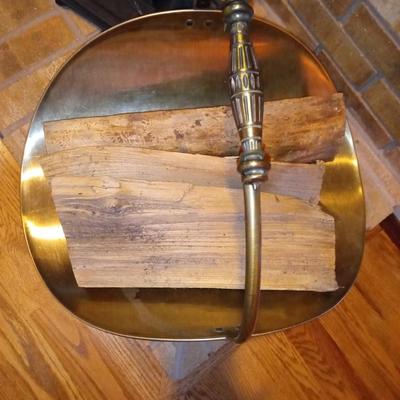 LOT 87  FIREPLACE TOOLS AND METAL LOG HOLDER