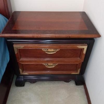 LOT 97  NIGHT STAND WITH AN ASIAN LOOK