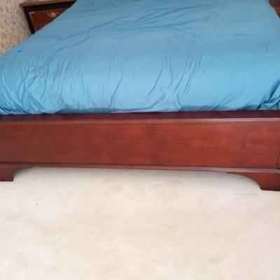 LOT 99  QUEEN SIZE WOODEN BED FRAME