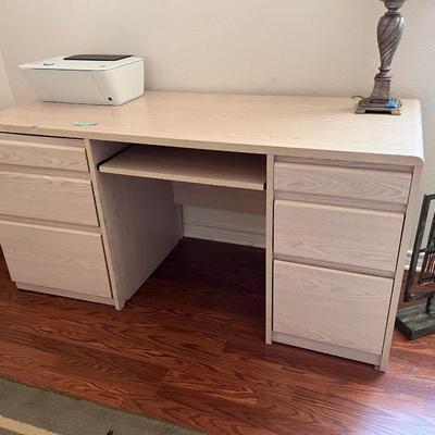 computer desk and chair