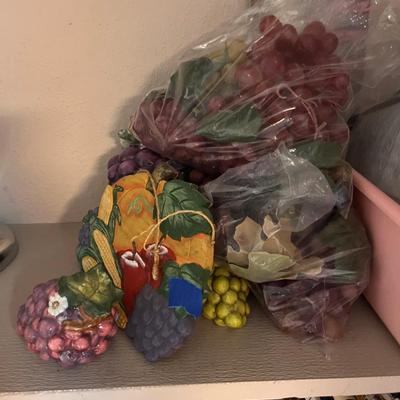 plastic fruit decor
