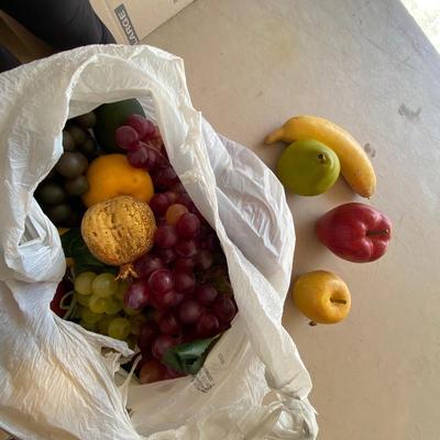 plastic fruit decor