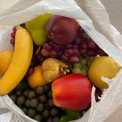 plastic fruit decor