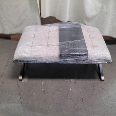 Cocktail ottoman with table slide