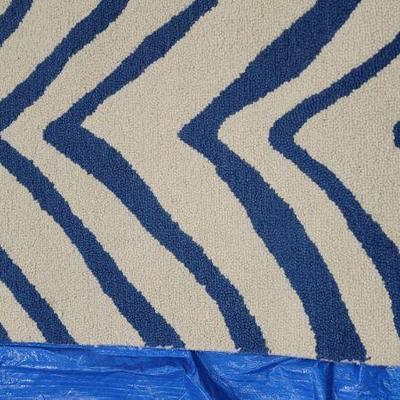 Rug 16
9 x 12 Williams Sonoma Navy Zebra rug 
$799