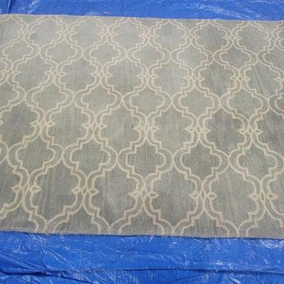 Rug 12
5 x 8 Arabesque design grey rug 
$299