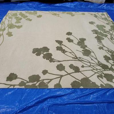 Rug 1
Green and tan wool designer rug
9 x 12 
$399