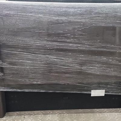 Bed 8 
Queen linen blend wing bed platform style with rails and slats
H59" W72.5"  $790