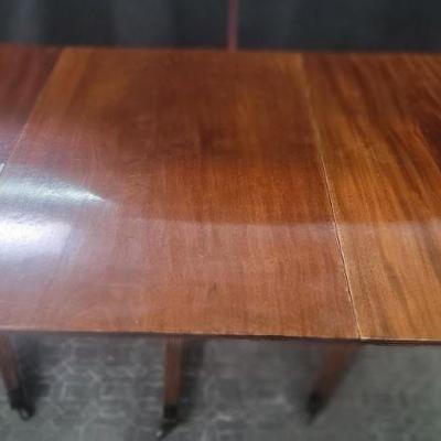Authentic Georgian mahogany pedestal table C  1840 
afamado87
Attachments
Mon, Nov 29, 10:35 AM
to me
H 28.5"  W 82.5"  D...