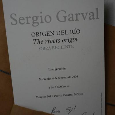 "The Rivers Origin" Graphite on paper by Sergio Garval 2004 Signature