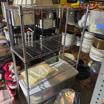 9 Assorted Stainless Bakers Racks. 7 are 48w x 18d x 75h  2 are 36w x 14d x 54h