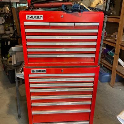 US General Pro Toolbox, NO TOOLS Measures 26w x 18d x 60h