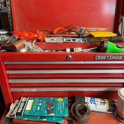Craftsman Rolling Toolbox. NO TOOLS Measures 26w x 18d x 45h