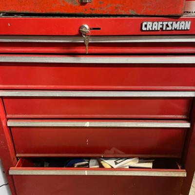 Craftsman Rolling Toolbox. NO TOOLS Measures 26w x 18d x 45h