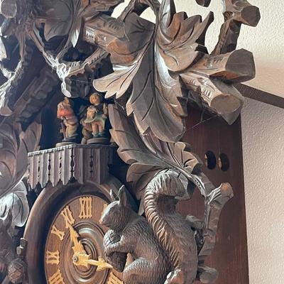 Massive German Black Forest Cuckoo Clock 35